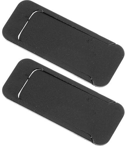 SAFIGLE Webcam Privacy Cover Slider Square Shape Abs Material, Removable without Traces 2pcs Slide to Open and Close, Protect Your Privacy for Laptop and Phone at Home or Office