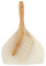 Ensemble pelle et balayette en bambou naturel avec poils en bambou naturel pour nettoyage de sol maison, cuisine, bureau, intérieur ou extérieur, beige