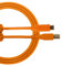 UDG GEAR Cable USB 2.0 (C-B) - Cavo USB 2.0 C a B ottimizzato per audio ad alta velocità, Arancione