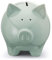Mousehouse Gifts - Tirelire en Forme de Cochon - Bleu - M