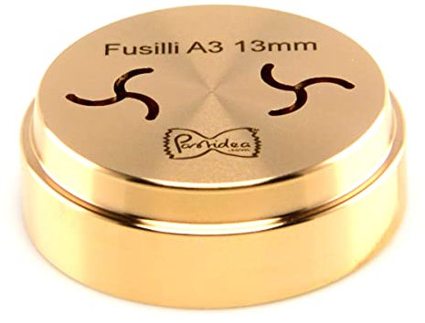 Pastidea - Fusilli A3 13 mm die compatible with Kenwood Pasta Fresca or with adapter in Avance pasta maker and other pasta machines