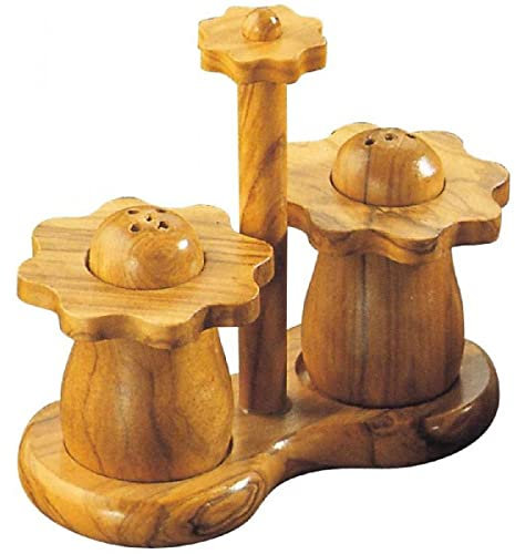 Salt and pepper shakers - Olive wood