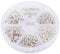 LUTER 1000PCS Open Jump Rings Metal O-Ring Connectors Silver for Jewelry Making Decoration Unbroken Elegant (4mm 5mm 6mm 7mm 8mm 10mm)