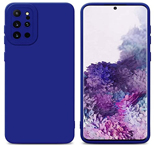 Cadorabo Hülle kompatibel mit Samsung Galaxy S20 Plus Schutzhülle TPU Silikon Case Liquid Design mit Kameraschutz Slim Kratzfest Weiche Gummi mit Rundumschutz Case Hülle für Galaxy S20 Plus in Blau