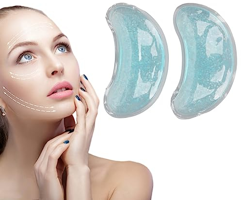 Augenpads, Eye Pads, Augenpads Gegen Augenringe, Eispackungen Kühlende Augenmaske Augenpackung mit Kalter Kompresse Wiederverwendbare Eisgel-Augenpackung Kühlend Heiß Kalt Kompresse