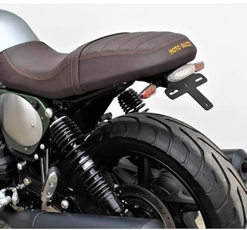 Sottocoda portatarga con portafaro compatibile con Moto Guzzi V7 850 dal 2021 con faro chiaro