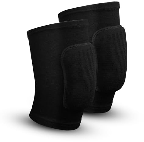 flintronic 1 Par Rodilleras Protectoras, Rodilleras Suaves Unisex, Rodilleras Elásticas Antideslizantes para Danza, fútbol, Voleibol, Baloncesto, Yoga (M)