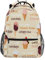 HMZXZ Eiscreme Retro Rucksack Schule Studenten Buch Tasche für Junge Mädchen Teenager Kinder Schokolade Daypack Rucksack für Reisen Camping Fitnessstudio Wandern
