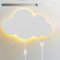 KZT Wandleuchte Innen Dimmbar Wandlampe mit Schalter Kinderzimmer Wolke Nachtlicht LED Nachttischlampe mit Stecker Warmweiß 3000K Leselampe für Babyzimmer Schlafzimmer Kindergarten Wandbeleuchtung