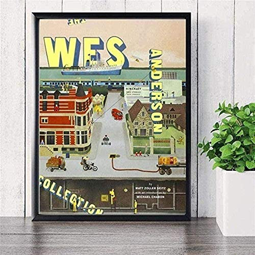 IGHSNZUH Wes Anderson Filmfiguren-Puzzle, Holzpuzzle, Puzzle Für Erwachsene, Herausforderndes Spielzeug, 1000 Teile, Weihnachtsdekoration, Geschenk, 75 X 50 cm
