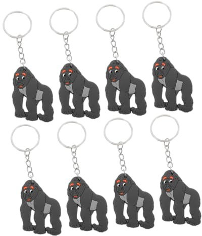 Toyvian Gorilla Schlüsselanhänger Dschungel Tier Charm Für Jungen Und Mädchen Partygeschenk