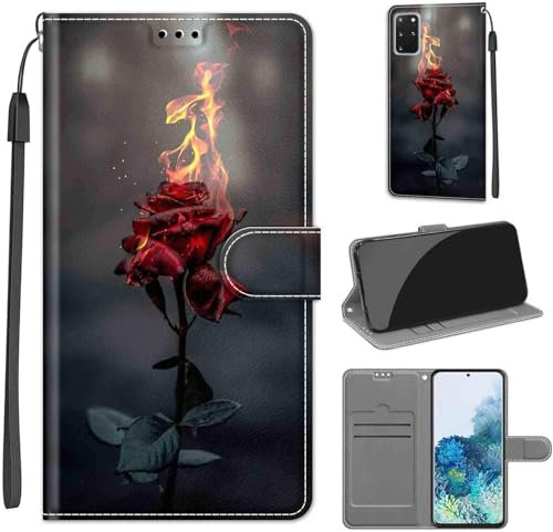 TOMYOU für Samsung Galaxy S20 Plus Hülle, mit Kartenfach, Flip Wallet Case, Stoßfest, Klapphülle, Handyhülle für Samsung Galaxy S20 Plus