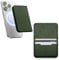 elago Magnetic Vegan Leather Wallet Card Holder 3-Cards Compatible with MagSafe for iPhone 16/15/14/13/12 Series - Secure Phone Wallet, Scratch and Damage Protection (Dark Green)