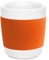 KAHLA 394601A27272C touch! Obertasse 0,28 l ohne Henkel sunset orange | Macchiatobecher mit Samt Banderole