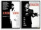 2 PCS Scarface Poster Vintage Movies Cover Poster Für Zimmer, Ästhetische Leinwand-Wandkunst, Schlafzimmer-Dekor Poster 12x18inch(30x45cm)