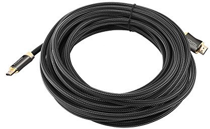Mtlavish Ultra HD HDMI -Kabel v2.0 Hochgeschwindigkeits -Ethernet 2k x 4K Auflösung für Crisp Clear Images Verbindungsgeräte mit Internet- und Heimkino -Systemen, die mit (10m)