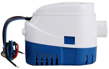 Bomba de achique automática de 12 V y 750 GPH, bomba eléctrica for barco, yate, barco, pesca, automática, con interruptor de flotador.