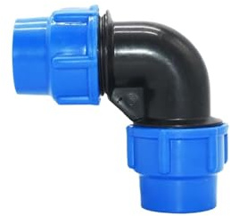 Raccordo a T per tubo in PVC PE con valvola a sfera, compatibile con tubi da 1/2 a 2, 1 pezzo