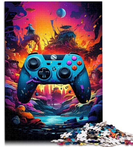 Puzzle 1000 Teile für Erwachsene Gamecontroller-Puzzle als Geschenk 26 x 38 cm geeignet als Schreibtischdekoration für Teenager ab 14 Jahren