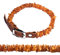Bernsteinkette für Hunde und Katzen mit Lederschließe, natürliches flohzeckenabwehrmittel. Bernsteinhalsband von AmberNeck (35-40)