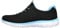 Skechers Damen Summits Sneaker, Black Turquoise Bktq, 42 EU Weit