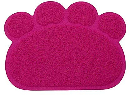 Uteruik Platzdeckchen für Katzen und Hunde, Pfotenform, PVC, rutschfest, für Katzen und Hunde, 1 Stück