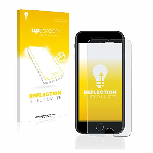 upscreen Anti-Glare Screen Protector compatible with Apple iPhone SE 2 / SE 3 – Protection Film Matte