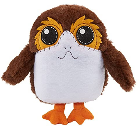 Star Wars GXH80 - Galaxy's Edge Porg Plüschtier (ca. 15 cm) mit Geräuscheffekten, Spielzeug für Fans ab 3 Jahren[Exklusiv bei Amazon]