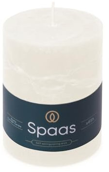 Spaas Vela pilar rústica, 80/110 mm, 65 h, color blanco