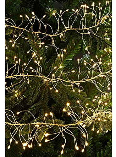 AJ New & Amazing Christmas Cluster Micro Lights 480pk - Warm White