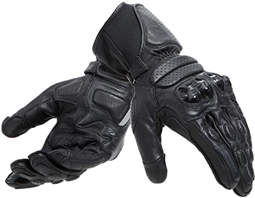 Dainese Impeto D-Dry wasserdichte Motorradhandschuhe, schwarz, M