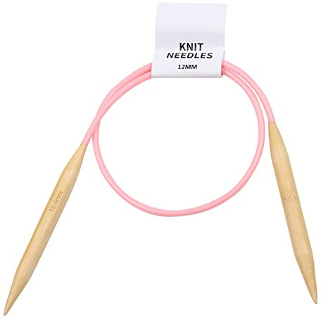 Coopay Rundstricknadel 80 cm, 12,0 mm Bambus Stricknadel Rundstricknadeln Nadelspiel