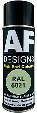 Alex Flittner Designs Peinture antirouille 4 en 1 RAL 6021 - Vert pâle - Spray de protection contre la rouille