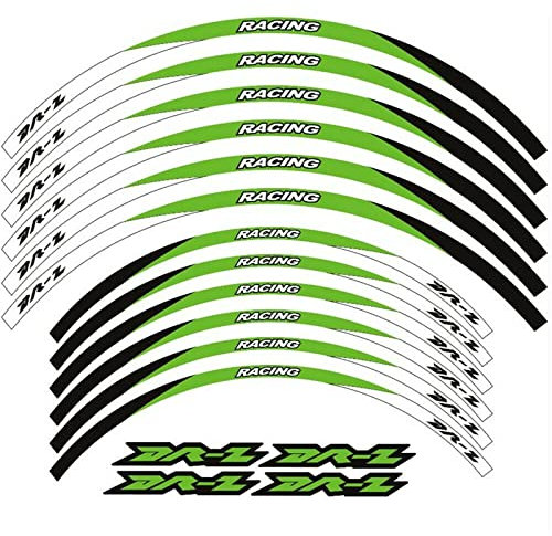 ROANNY Felgenband 21 18 12PS Motorrad FELGE Streifen Klebeband Aufkleber FÜR DRZ 400 400S 400E 250 (Color : 4)