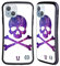 Head Case Designs Galassia Teschio E Ossa Cover Ibrida Compatibile con Apple iPhone 14