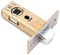 Boxonly 30mm Flat Tubular Mortice Latch Stainless Steel Door Latch Sprung Lever Door Handles