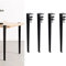 4pcs pieds de serrage de table en métal, pieds de table basse réglables, pied de table de salle à manger en forme de F, pieds de support d'établi en fer, pieds de barre de bricolage, pas de conce
