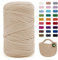 Uiopa 400g/120m T-Shirt Garn, T-Shirt Bändchengarn Zum Häkeln, Häkelgarn Dickes Garn für Häkeltaschen/Körbe/Teppiche, Heimdekoration, DIY-Kunsthandwerk