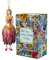 Fiebiger Floristik Blumen-Mädchen Proteamädchen rot-gelb zum Hängen Elfen-Dekofigur Flower Fairy Figur Blumenfigur Skulptur Blumenkinder in Geschenk-Box