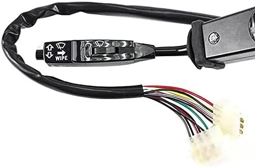 Auto Lenksäulenschalter Lichtschalter für Benz Actors Unimog 1996-2002 0045458124 Scheinwerfer Dimmer Multifunktions Kombination Schalter Wischerhebel