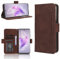 BellaCase Vivo V29 5G Coque [Étui Portefeuille] [Fonction Support] [Slots pour Cartes] [Couverture à Rabat Magnétique] Compatible avec Le Smartphone Vivo V29 5G(Marron)