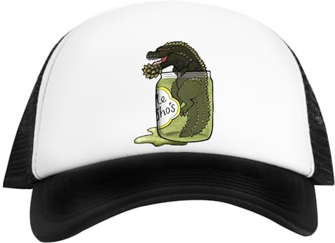 Kwantees Der Schreckliche Picklejho Unisex White Cap Umweltfreundlicher Snapback