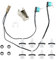 LEVANLIGHT Door Handle Repair Kit Compatible with Tesla Model S 2012-2017 2012-2017.Replaces#1042845-00-A, 1042845-00-B, 1016009-00-C.(with Micro Switch Harness Handle Paddle Door Panel Clips)