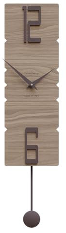 CalleaDesign - Moderne Rock-Pendeluhren (Nussbaum)
