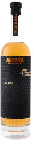 Amatiteña Tequila Añejo | 100% Agave Tequila | Traditionelle Herstellung | Aromen von gekochter Agave, Karamell, Eiche, Vanille und Rauch | 1 x 700ml | 42% vol