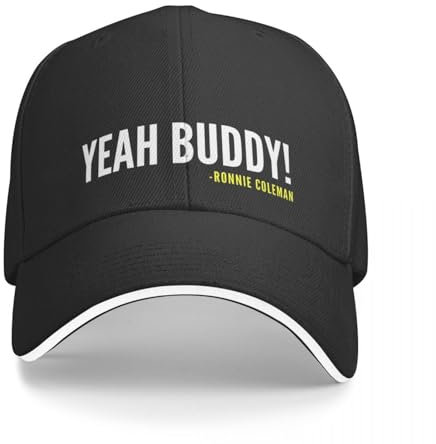 CWCMZDH Baseballmütze Basecap Yeah Buddy! -Ronnie Coleman Baseball Cap Rave Sonnenhut für Damen Strandhut Herren