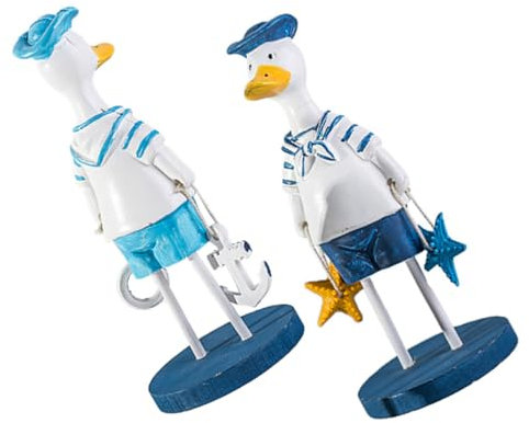 FUNOMOCYA 1 Paar Kunstharz Paar-Dekoration Mediterraner Stil Tischdeko Schreibtisch-Dekoration