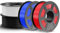 JAYO PETG Filament 1.75mm 4.4KG, PETG Starke Zähigkeit 3D Drucker Filament, 1.1 kg pro Spule, 4 Spulen, Mehrfarbig für die meisten FDM 3D Drucker(Schwarz, Weiß, Blau, Rot)