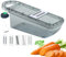 ycezw Rallador de verduras manual, rallador de zanahoria portátil | Pelador de patatas portátil, cortador de verduras,Cortadora de patatas con recipiente para verduras, cebollas, verduras, zanahorias