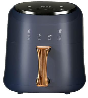 WBRSybUK Air Fryer Oven with Rapid Air Circulation 8L, Smart Control, One-Touch Digital Screen, 1400W, Nonstick Basket, 60 Minutes Timer Function,Blue